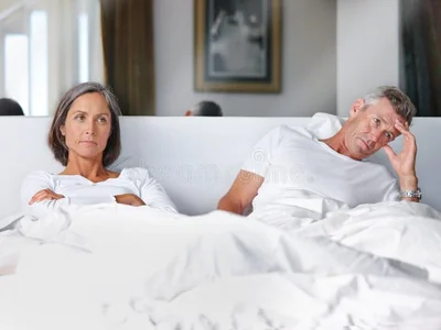 Couple experiencing relationship tension